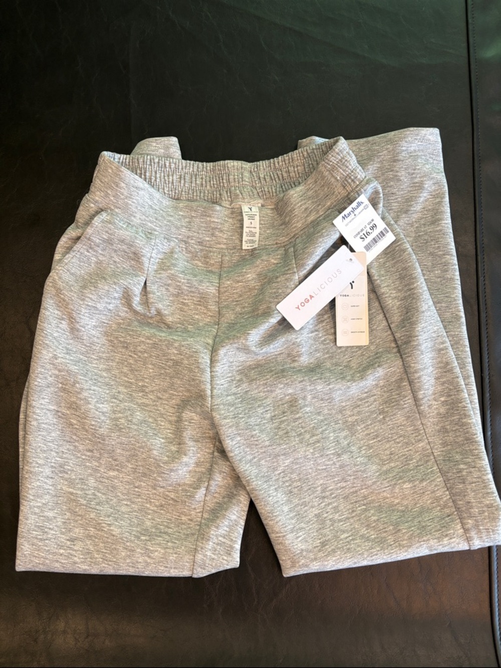 Yogalicious Light Heather Gray Casual Lounge Shorts